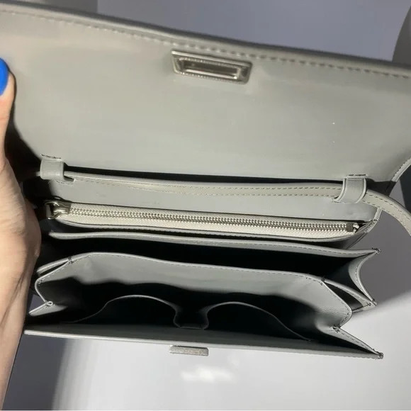 Celine Medium Classic Bag In Box Calfskin Gray - Picture 12 of 15